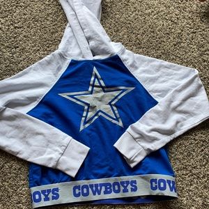 Dallas cowboys cropped hoodie